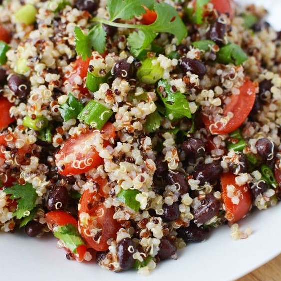 Black Bean and Tomato Quinoa - Veg Out with Recipe for Success