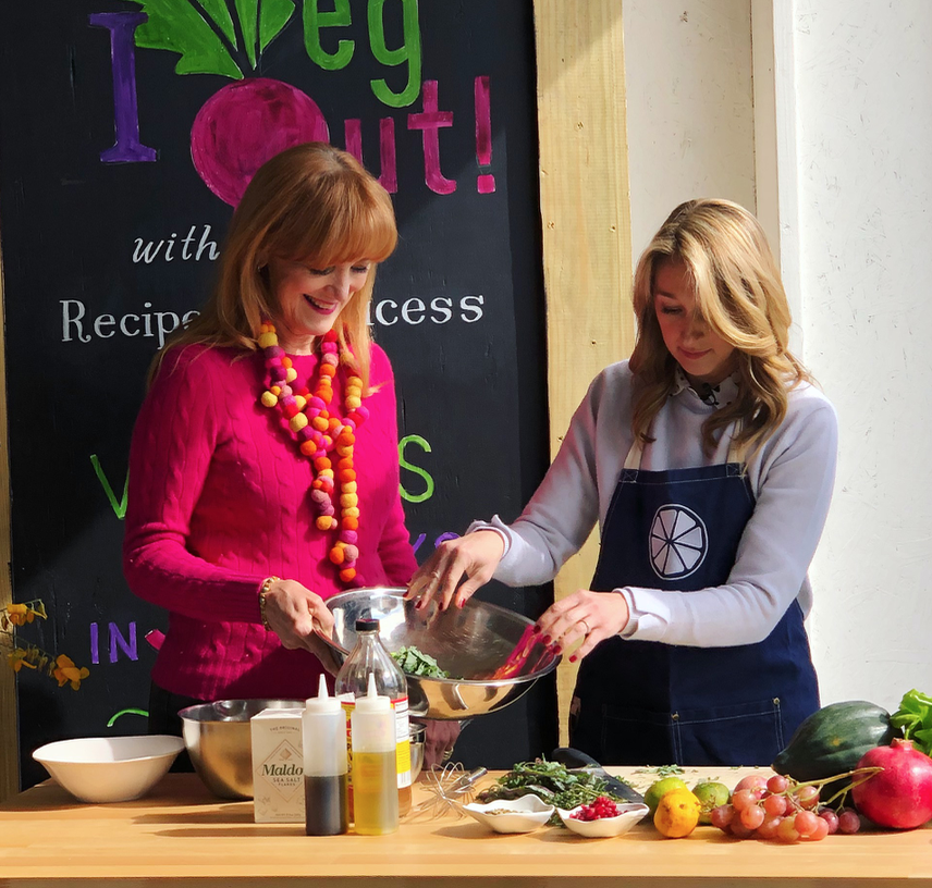 Winter Kale Salad with Pear, Kumquat & Maple Vinaigrette - Veg Out with Recipe for Success
