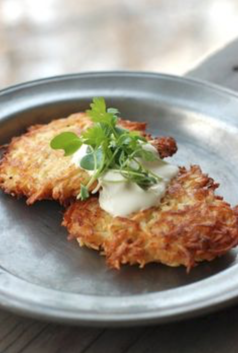 Celery Root and Potato Latkes - Veg Out with Recipe for Success
