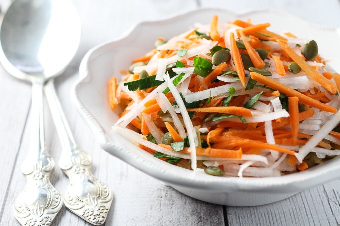Carrot & Turnip Slaw - Veg Out with Recipe for Success