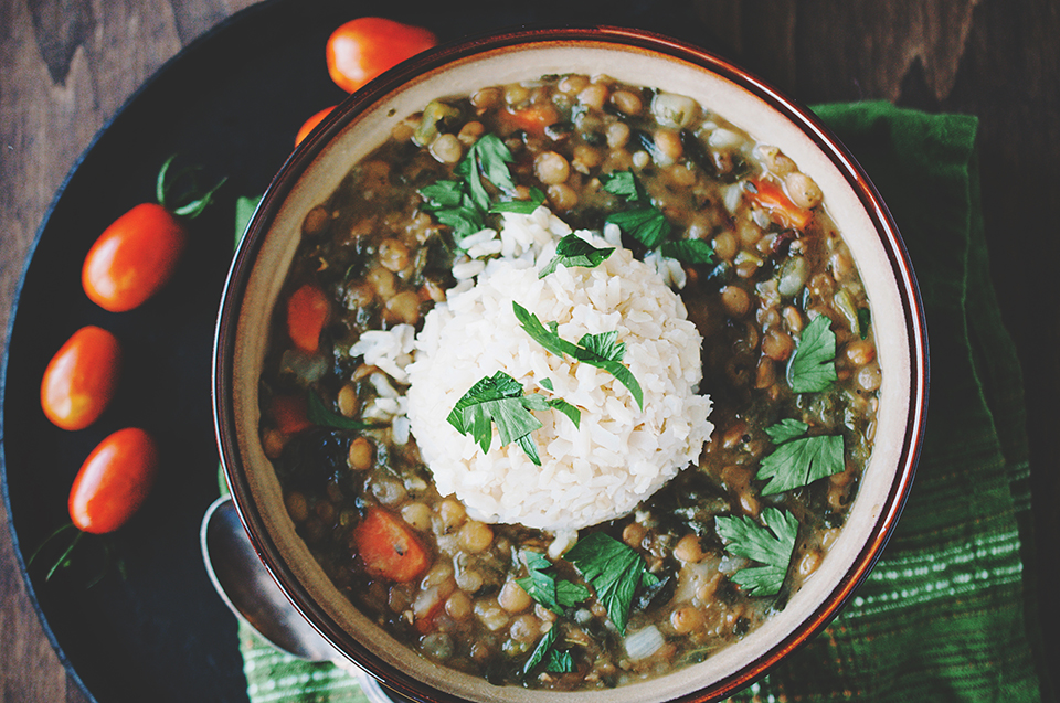 Creamy Lentils with Turnip Greens Veg Out with Recipe for Success