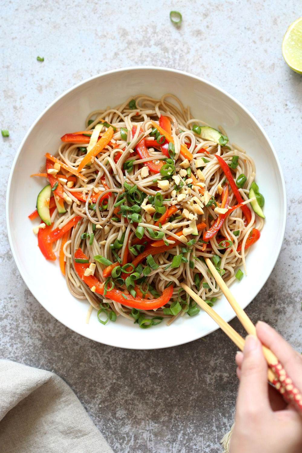 Summer Soba Noodles - Veg Out with Recipe for Success