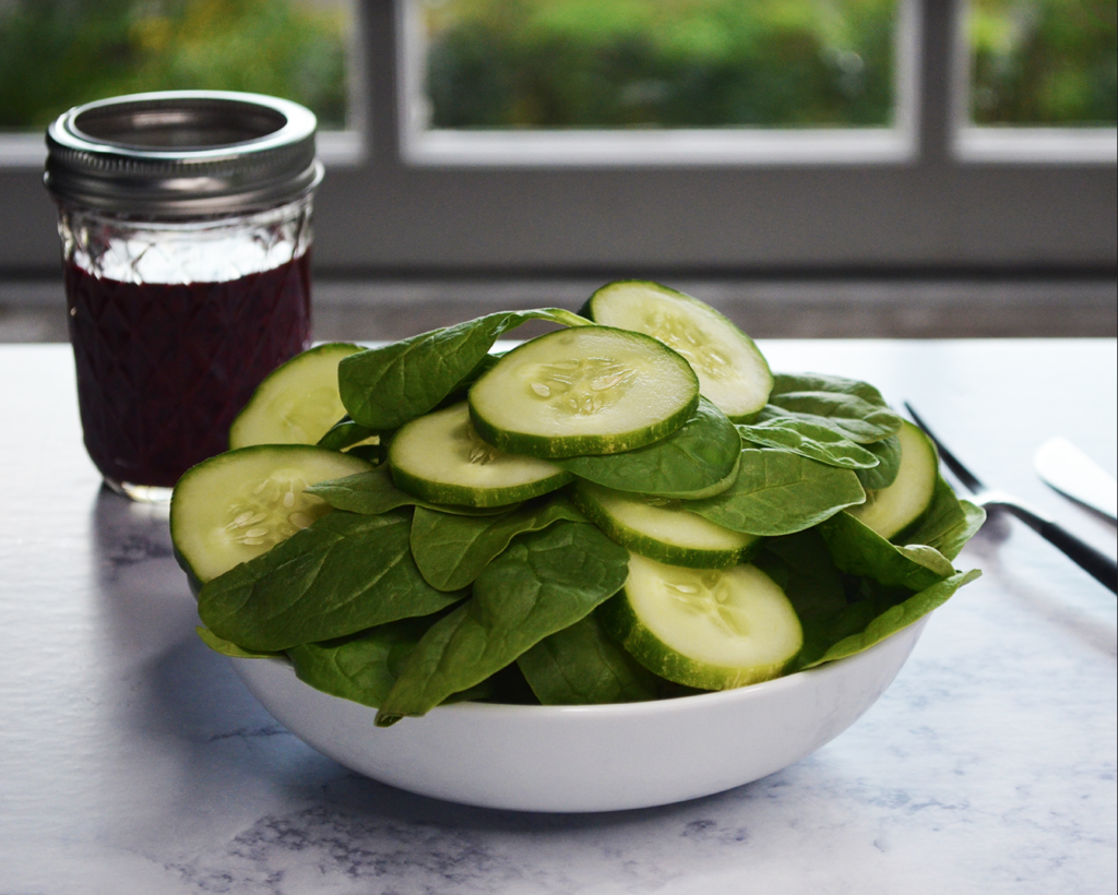 Sweet &amp; Spicy Summer Greens Salad - Veg Out with Recipe for Success