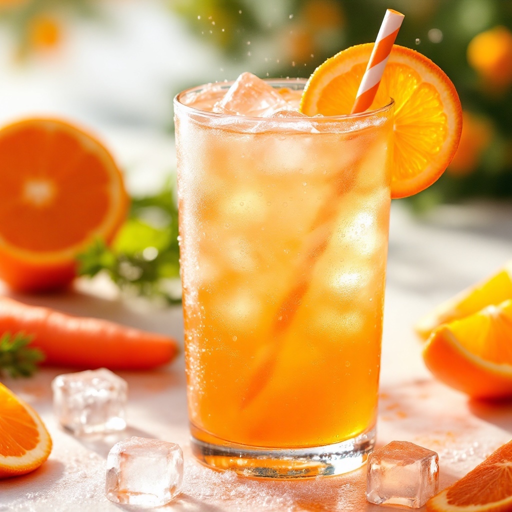 Carrot Citrus Spritzer - Veg Out with Recipe for Success