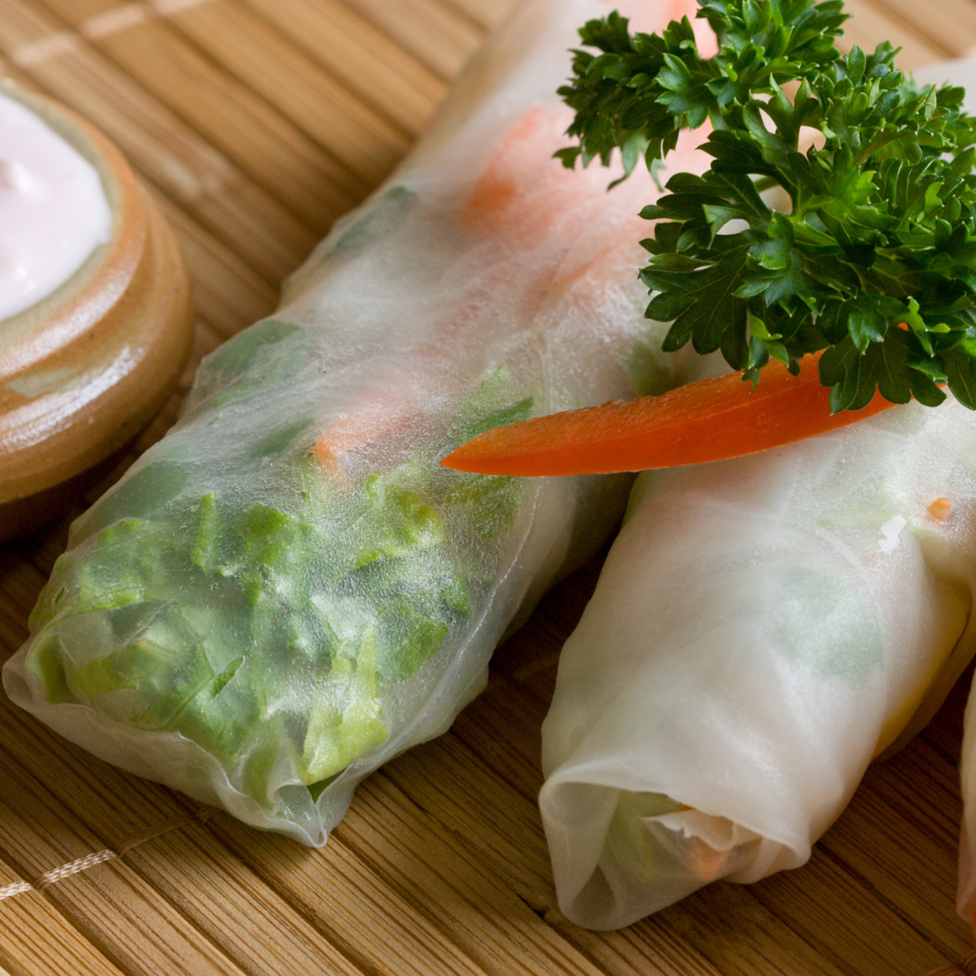 Fresh Vegetable Spring Rolls - Veg Out with Recipe for Success